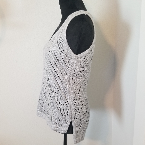 White House Black Market Crochet Tank~xs - Picture 4 of 12